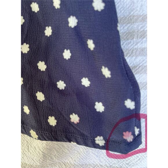 Amuse Society Sz XS Cami Crop Blue White Tie Strap Top Sara Outer Bnaks NWT READ - Picture 8 of 15